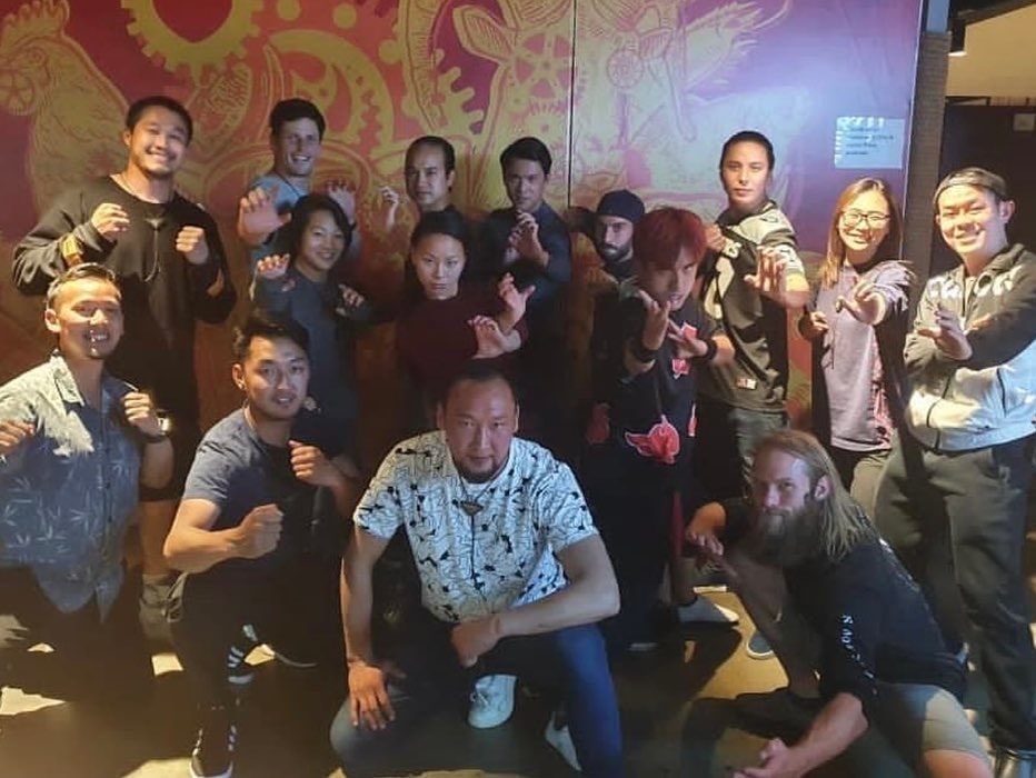 Andy Le and the Stunt Team Members from Marvel Studios' Shang-Chi and the Legend of the Ten Rings